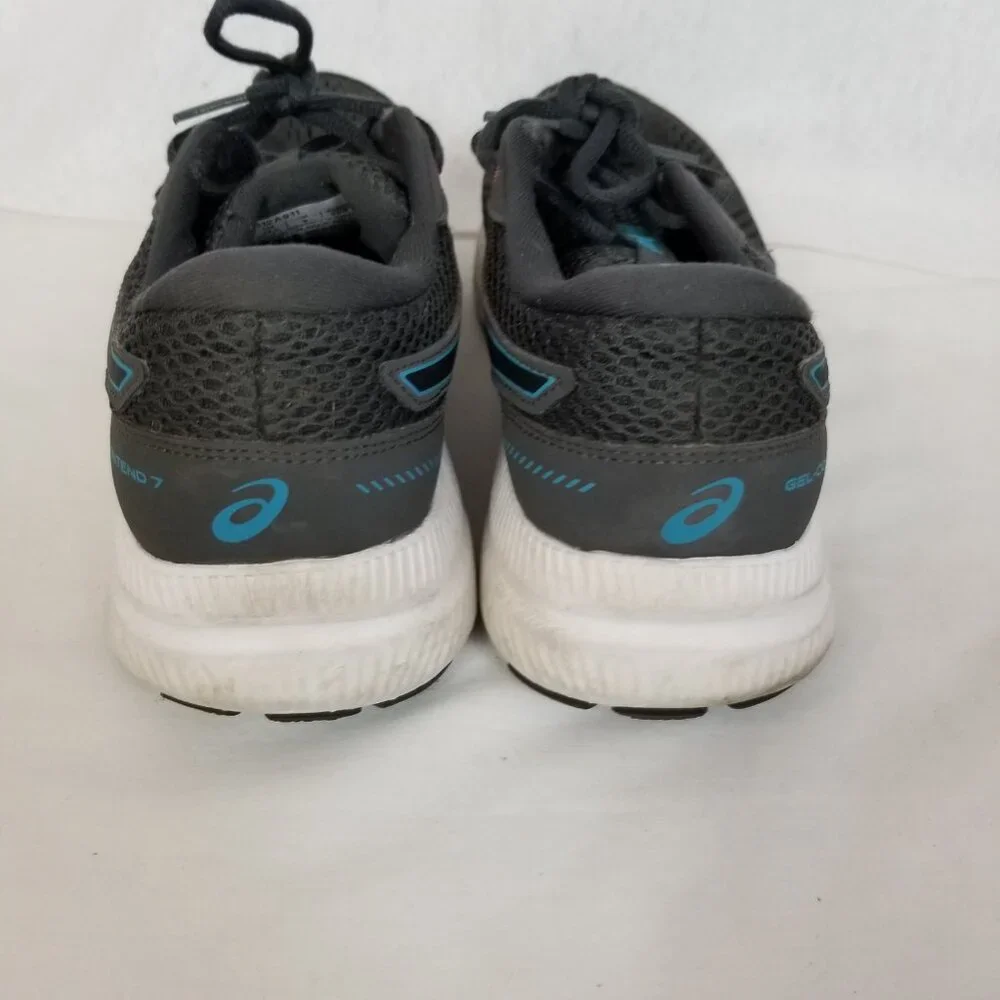 ASICS Gel Contend 7 AmpliFoam Lace Up Running Shoe Black Size 8 ~ 4399 - Picture 6 of 10